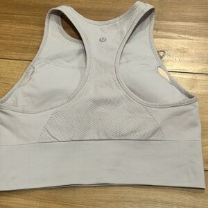 lululemon athletica Light Gray Sports Bra